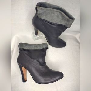 Ann Taylor Leather Slouch Boots 7½M